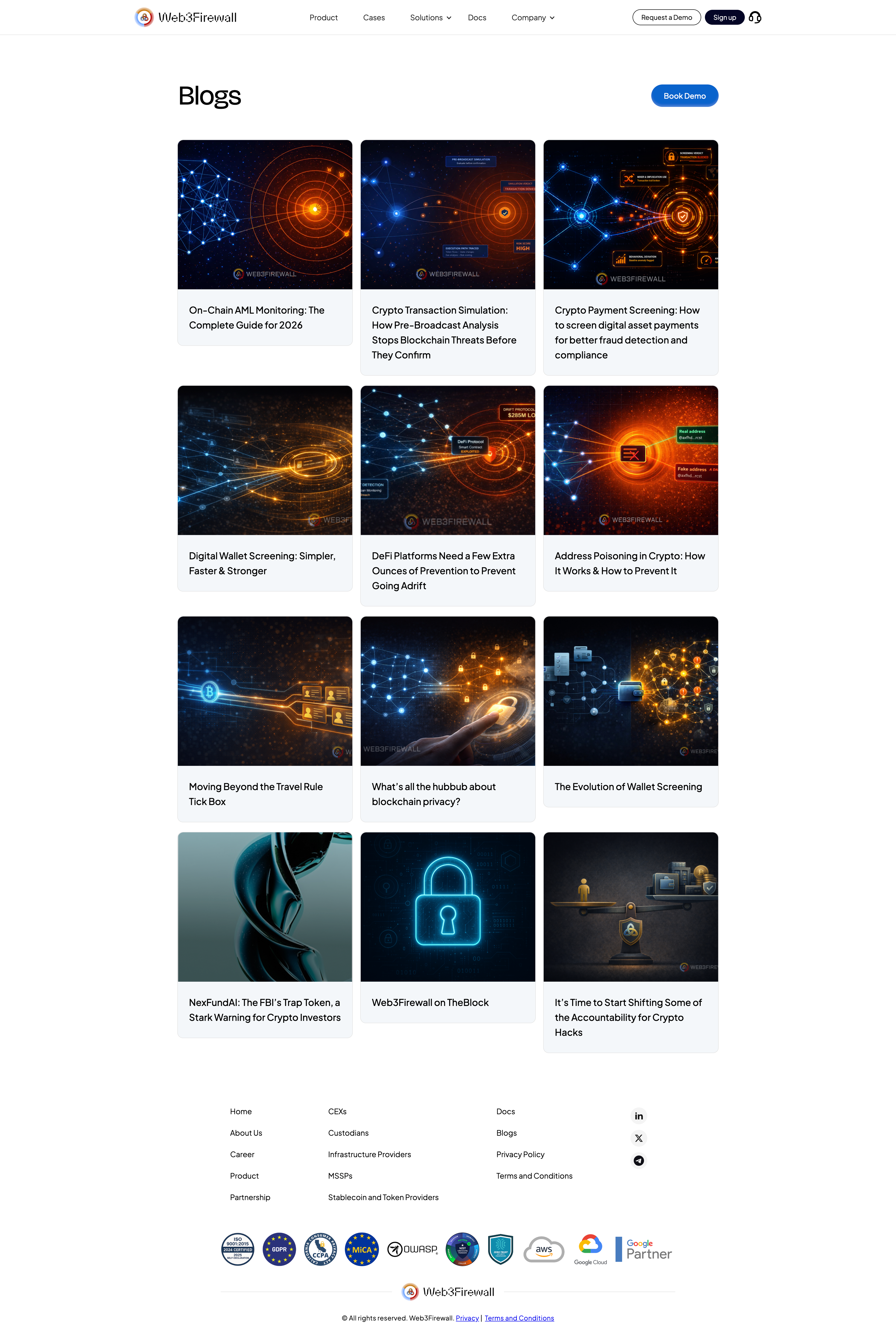 Web3Firewall blogs page