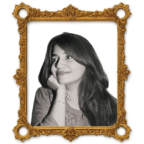 Saania, framed portrait