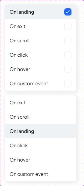 Dropdown filter